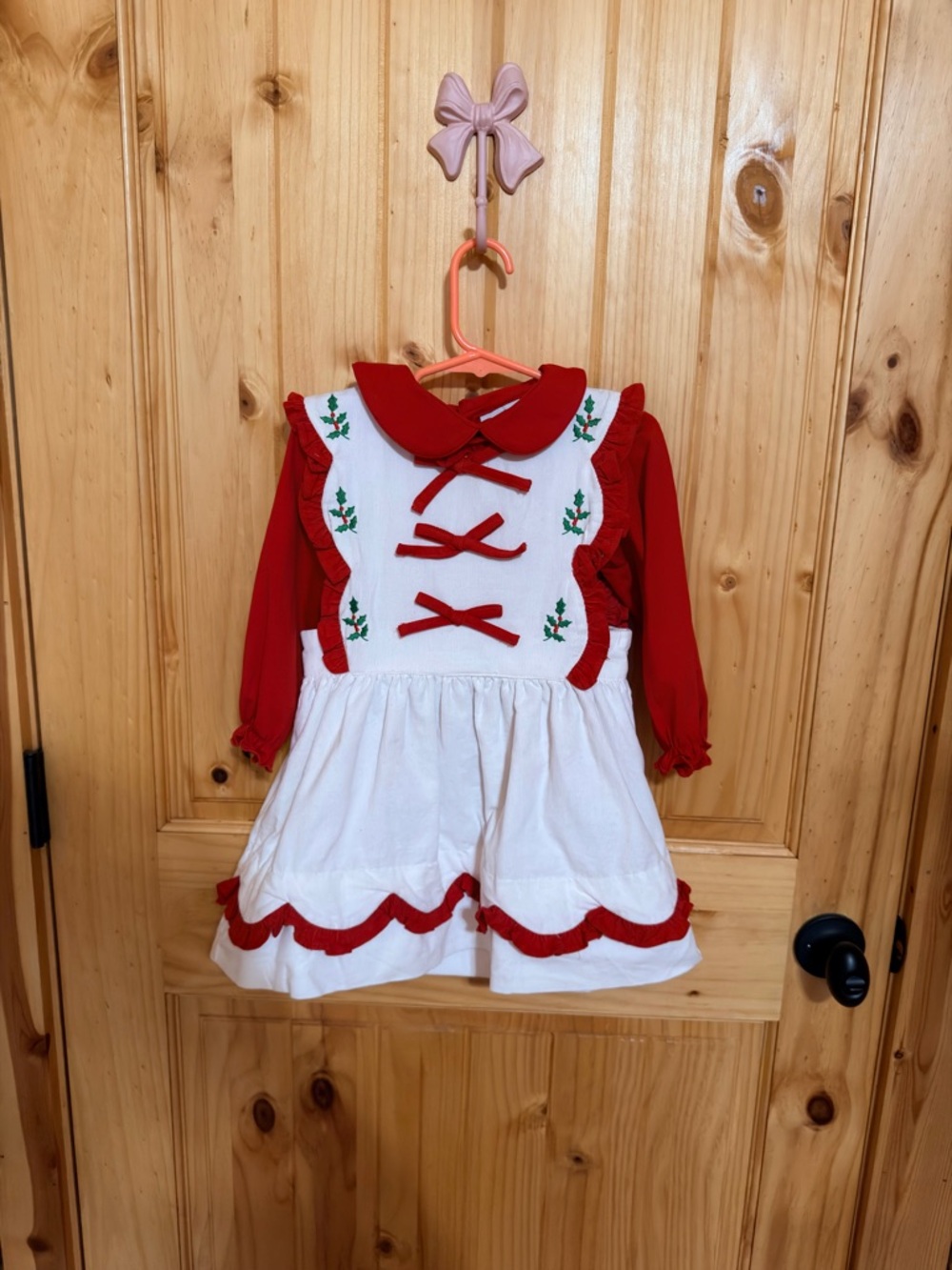 Little bear smocks Christmas dress